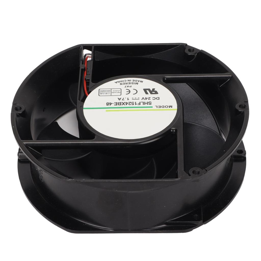 Cooling Fan Dual Ball Axial Heat Sink Silent Cooling Fan for DIY Cooling Ventilation Machinery Household Appliances 24V