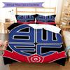 Bolton Wanderers F.C Bedding Quilt Set Quilt Cover Pillowcase Home Decoration Birthday Gift (1 * duvet cover + 2 * pillowcase, without core)