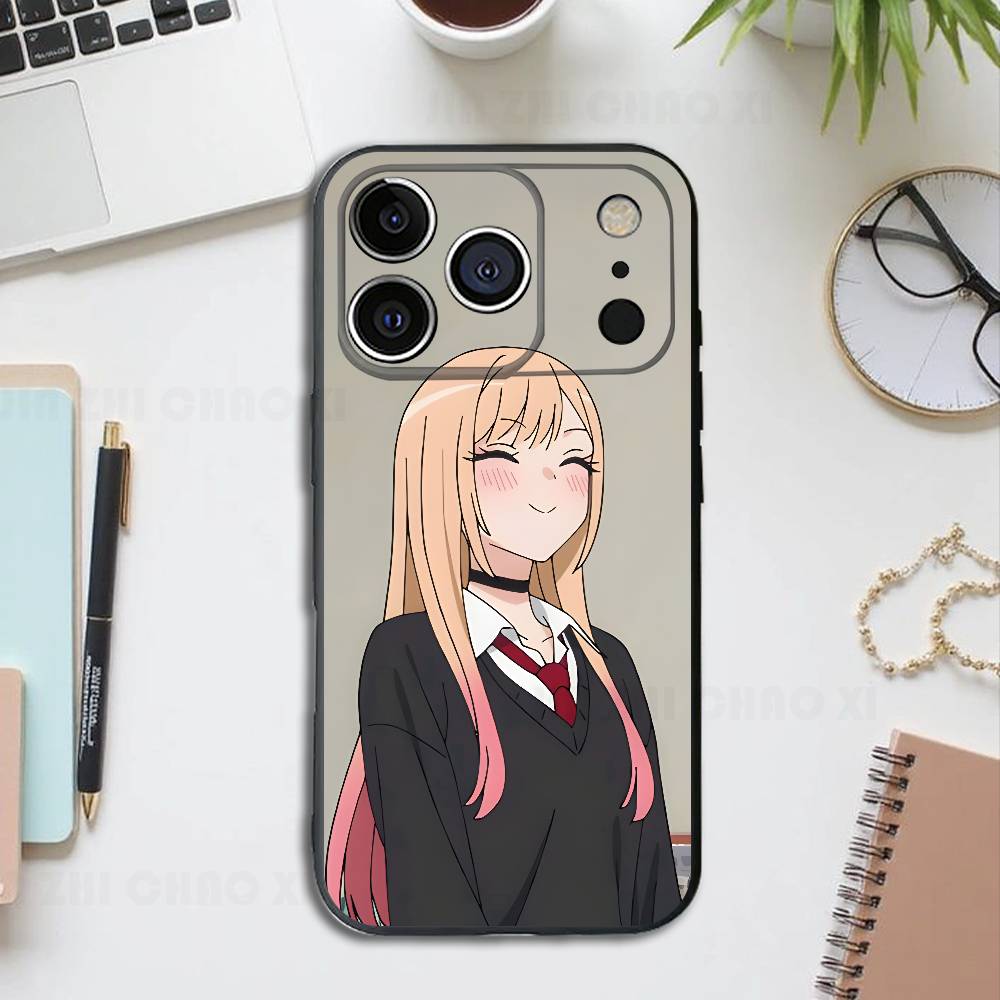 Comics M-Marin Silicone Phone Case For IPhone 17 16 15 14 13 12 11 X XS Plus Pro Max Shockproof Soft Cover