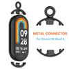 Подвеска Ожерелье Для Часов Xiaomi Mi Band 8 Подвесная Цепочка Браслет на Шею Ремешок Для mi band 9 Металлическая Цепочка из Нержавеющей Стали Застежка