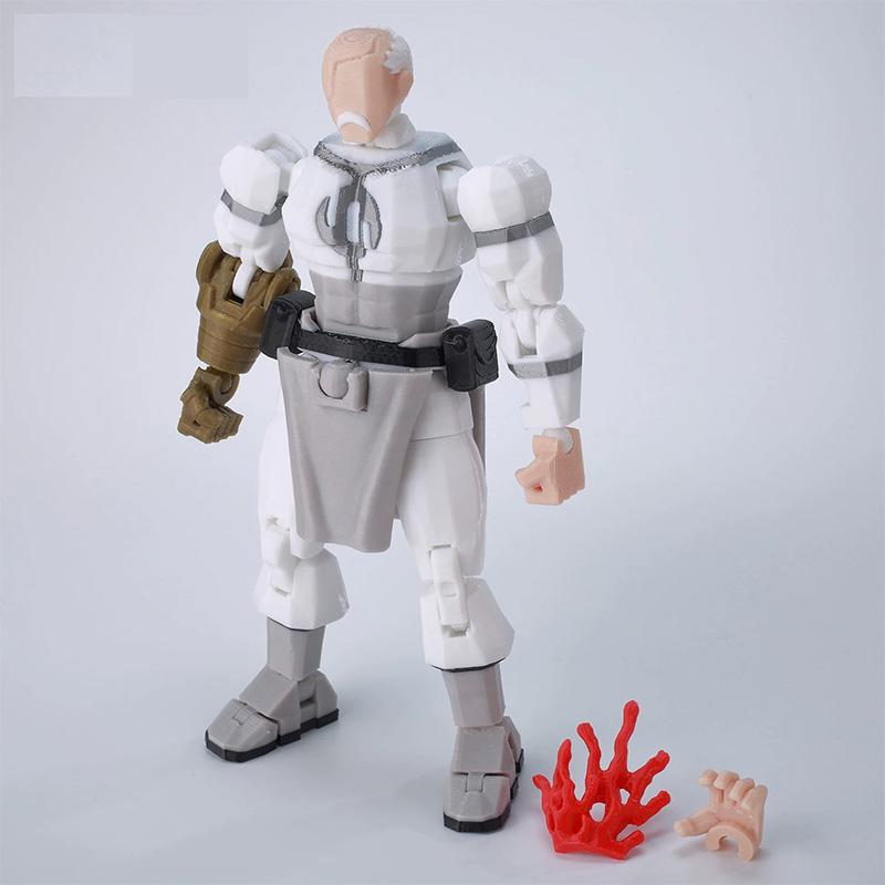 9л 3D-печать Непобедимый Мультяшный 13 Счастливых Подвижных Украшений ПВХ Материал Модель Украшения Декор Комнаты Многосуставная Модель Подарки