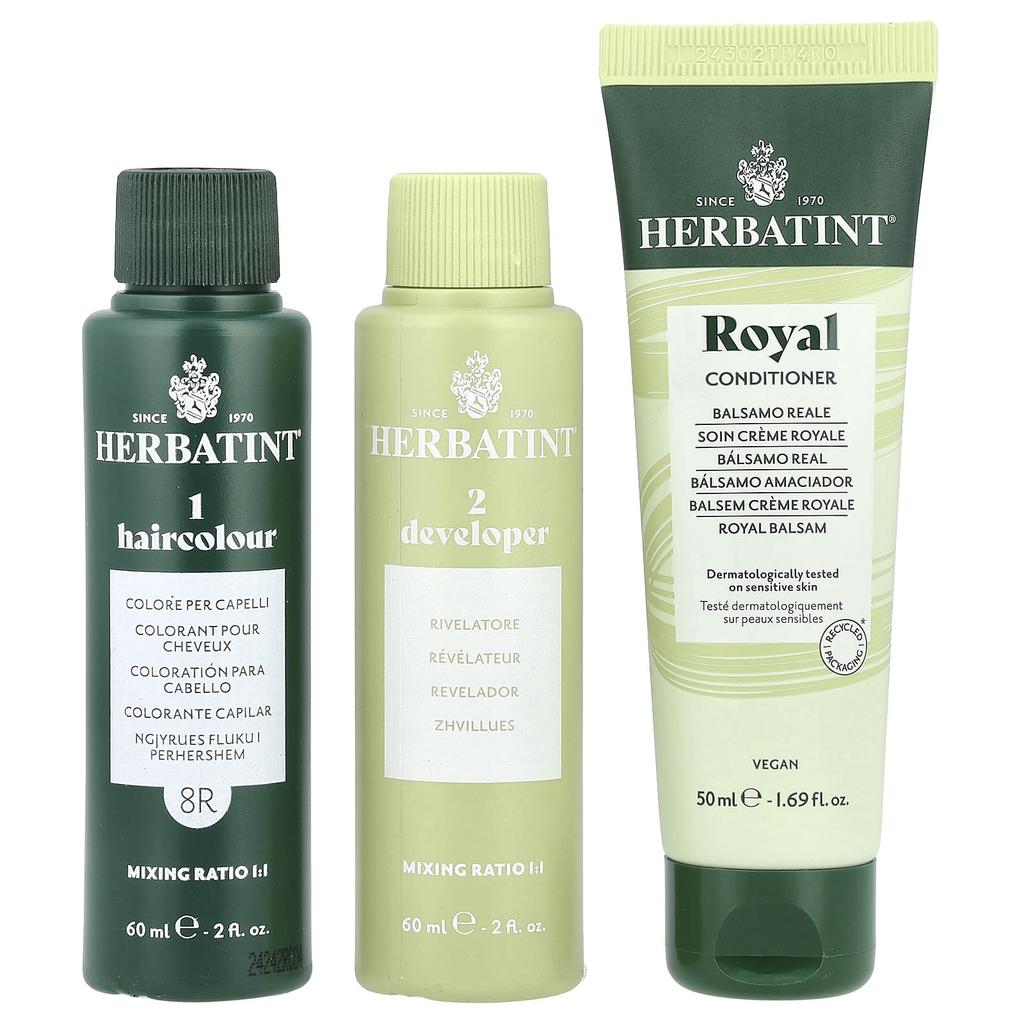 Permanent Color Gel, 8R, Light Copper Blonde, 135Ml (4.56Fl Oz)