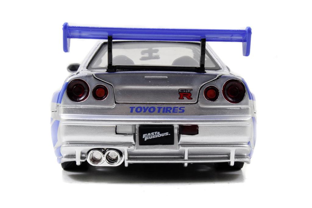 Jada Toys 1/24 миникар FAST&FURIOUS NISSAN SKYLINE GT-R БРАЙАНА(Р34) [товары параллельного импорта]