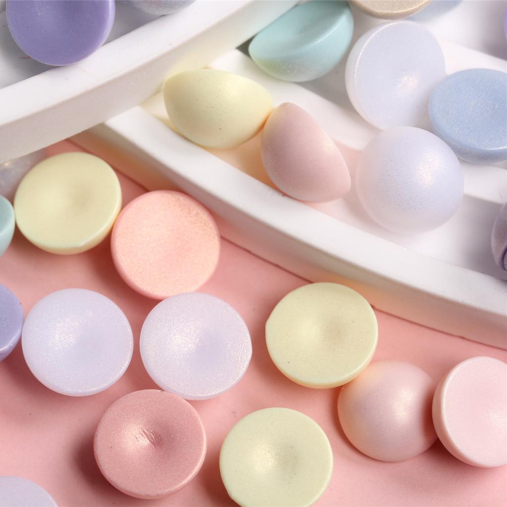 Декор ручной работы, подарки, аксессуары, сделай сам, для макарон, матовые ювелирные изделия, 100 шт., 12 мм, полукруглые бусины