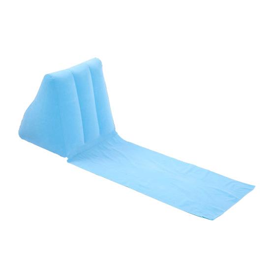 Подушка для кемпинга на открытом воздухе Треугольная подушка ПВХ Флокированная Надувная подушка Портативная Складная Летний Пляж