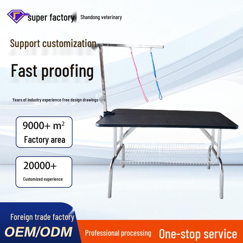 Compact Pet Grooming Table for Small to Medium Cats & Dogs: Essential Wash & Care Station for Pet Shops