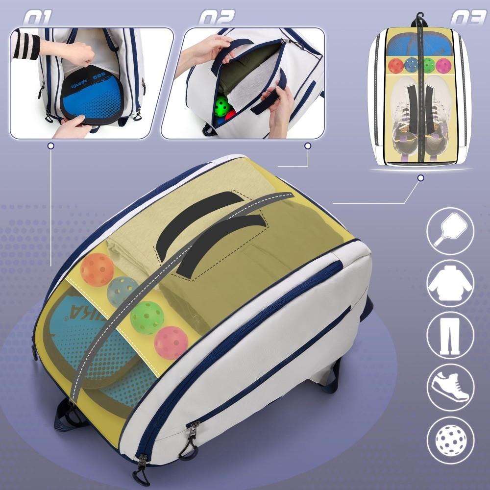 Large Capacity Pickleball Bags Waterproof Tennis Backpack New Pickleball Backpack for Women Men