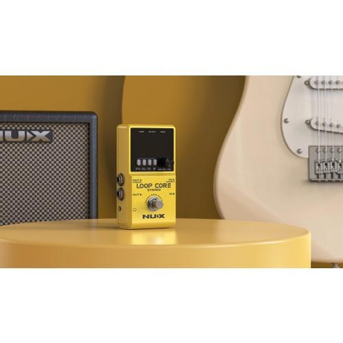NU-X Loop Core Stereo Pedal | High-Definition Looper with 99 Save Slots, Stereo Input/Output, MIDI Control, and Built-in Drum Machine