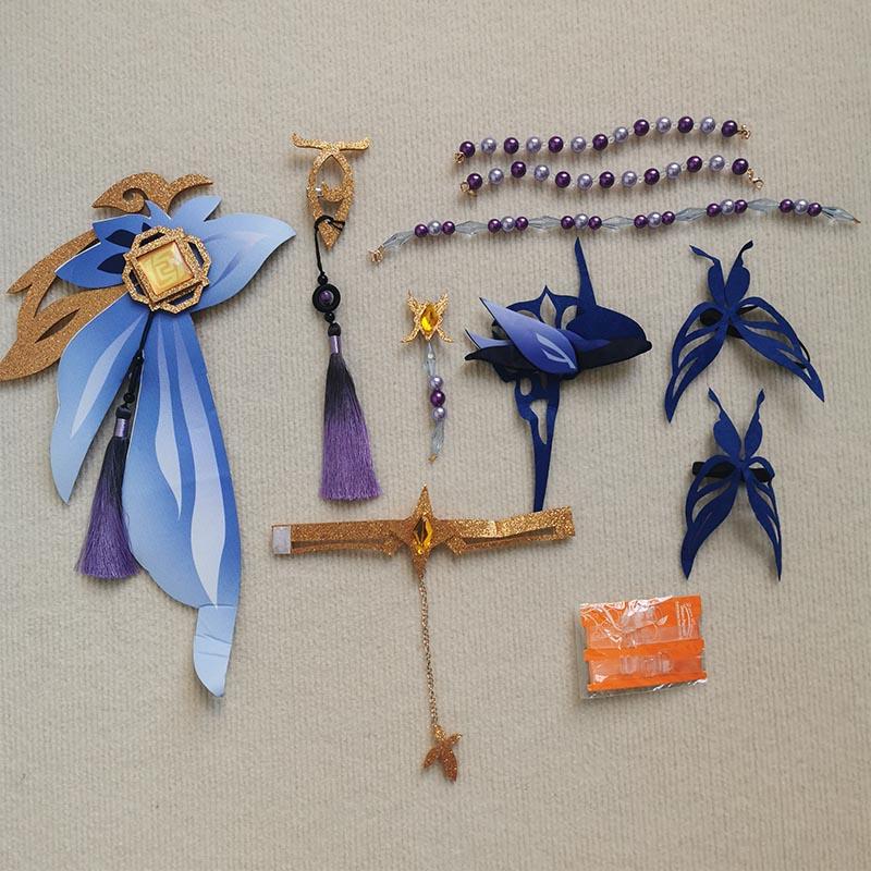 Ningguang Latern Rite Cosplay Costume New Skin Ning Guang New Outfit Include Dress Wig for Cosplay Comic Con