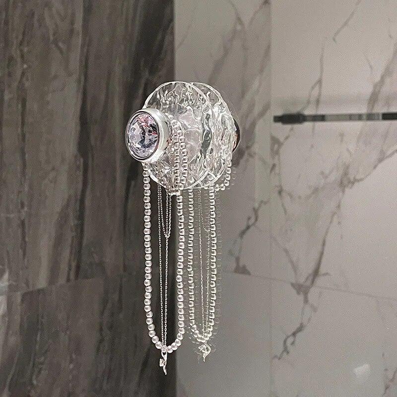 Акриловый прозрачный крючок для ванной комнаты, настенная вешалка для одежды, дверная ручка, ключ для полотенец, крючок для хранения ювелирных изделий, кухонные аксессуары