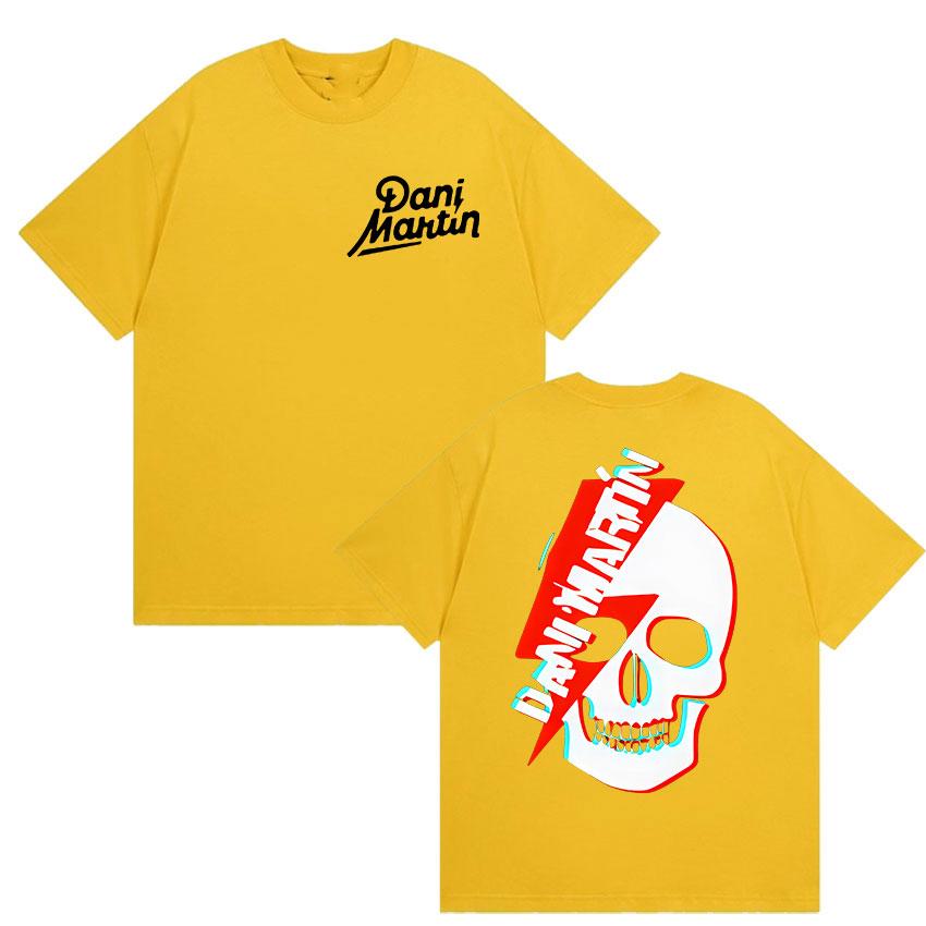 Rock Band Dani Martin Tour 2026 Merch T Shirt Mens Vintage Gothic Oversized Cotton Tshirts Man Hip Hop Punk Clothing Tshirt