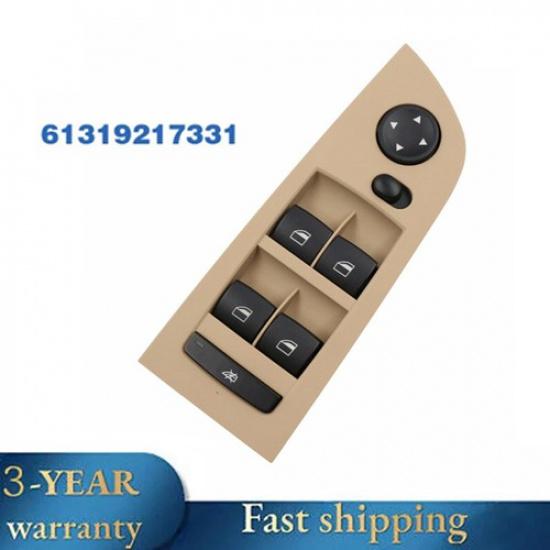 For Bmw New 3 Series Front Window Lifter Assembly Switch Beige 61319217334