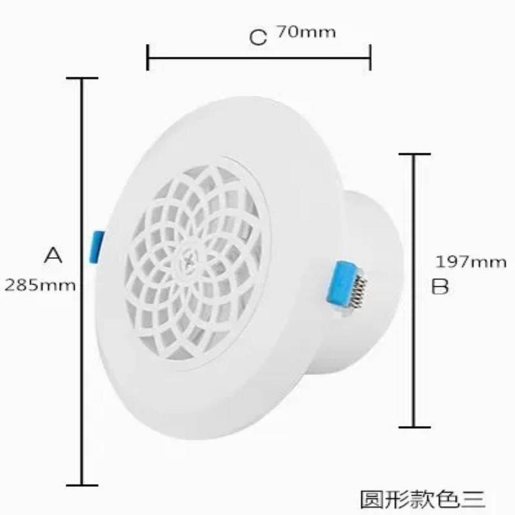 Регулируемая жалюзи, вытяжной клапан, решетка 75-200 мм, круглый диффузор из АБС-пластика, вентиляционная крышка, внутренняя система приточного воздуха