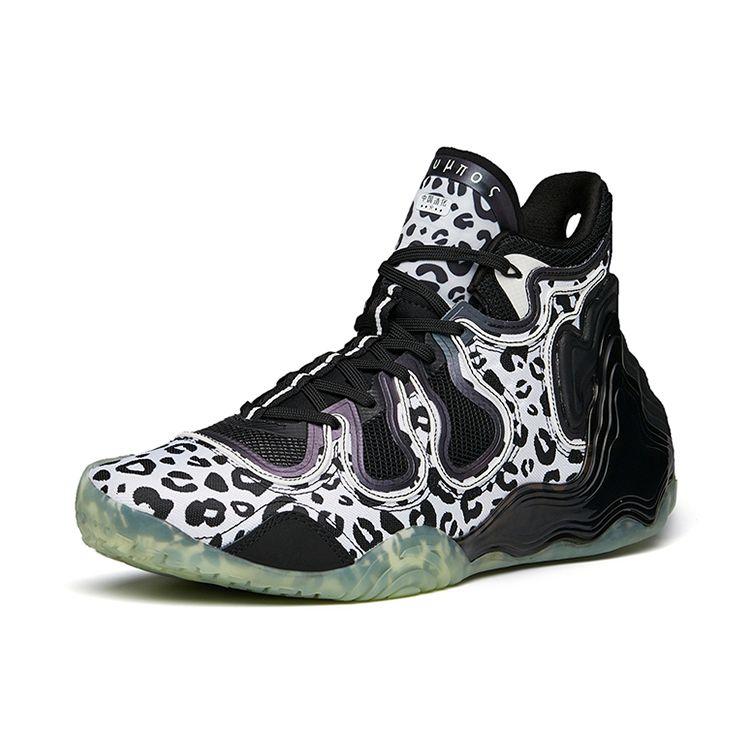 Anta Мужские баскетбольные кроссовки Star Series Star Mountain Snow Leopard с амортизацией, противоскользящие, износостойкие, поддерживающие, средней высоты 112131818A-3
