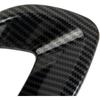 Crosselec Carbon Fiber Front Bumper Honeycomb Grille Inserts Mesh cover trim For Charger SRT/Scat Daytona 2015-2021