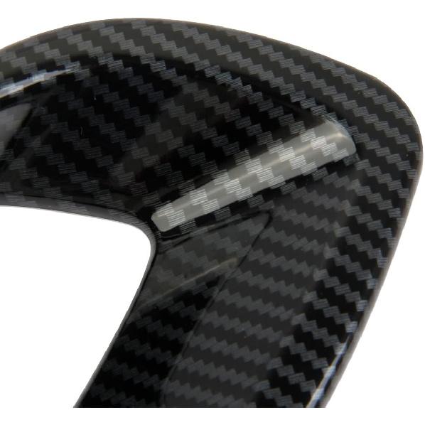 Crosselec Carbon Fiber Front Bumper Honeycomb Grille Inserts Mesh cover trim For Charger SRT/Scat Daytona 2015-2021