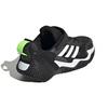 Adidas 4uture Runner Sport J Black White Kids Sneakers Core-Black Footwear-White Bright-Green GZ1048