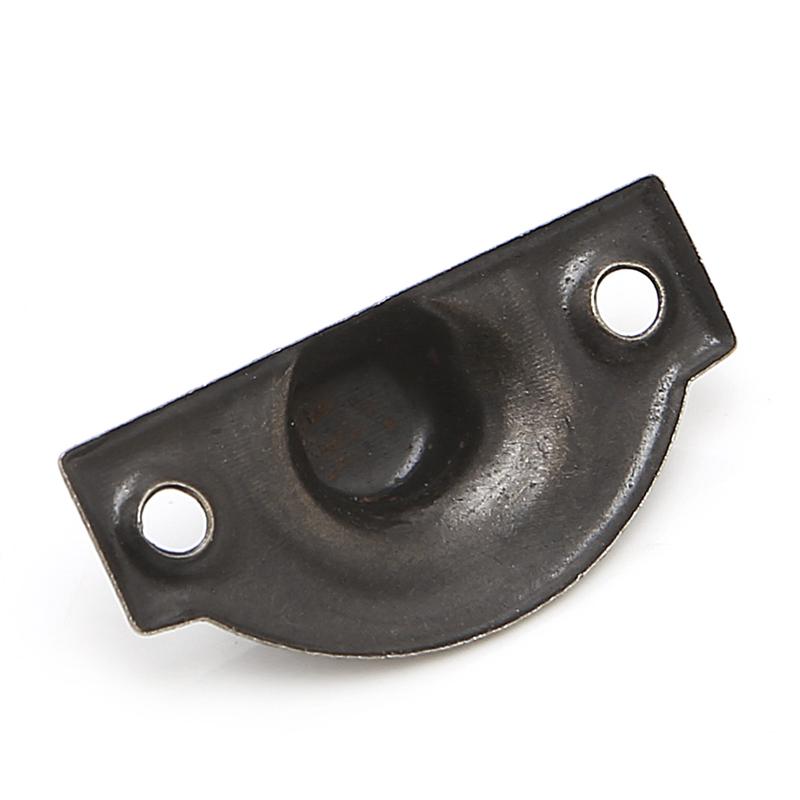 10x Antique Metal Lock Catch Curved Buckle Horn Clasp Hook Gift Jewelry Box Padlock