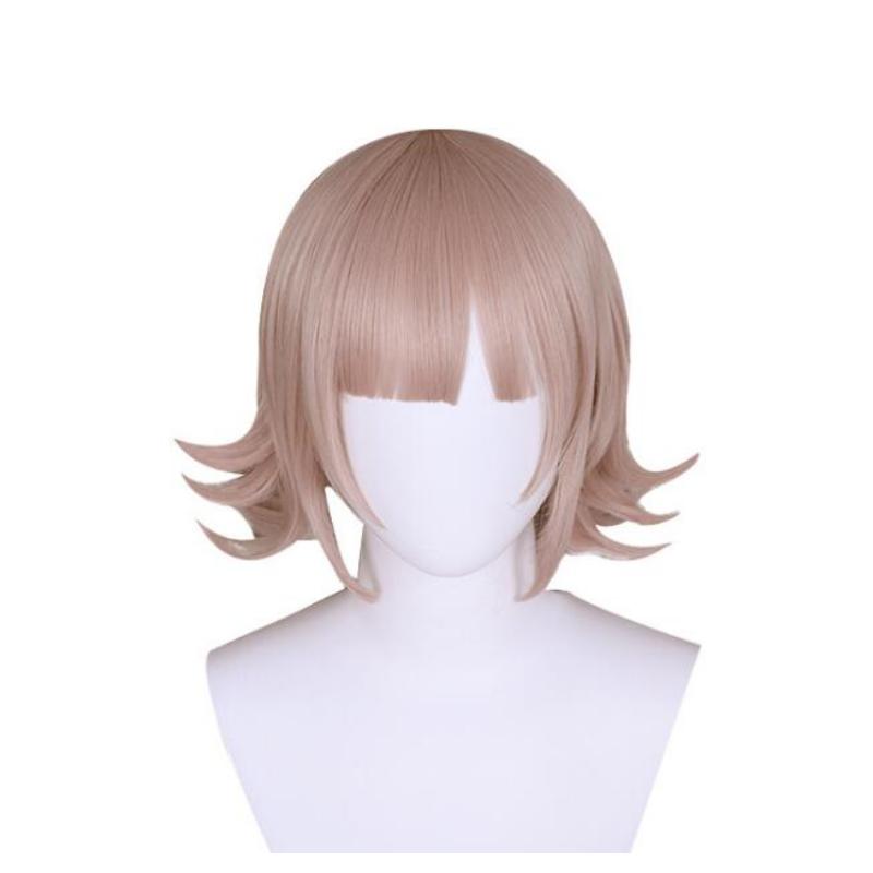 Парик Nanami ChiaKi со шпилькой, костюм для косплея Dangan Ronpa, термостойкие синтетические волосы Danganronpa, женские вечерние парики, головные уборы