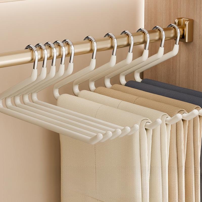 1/5/10PCS Goose Shaped Pants Rack, Anti Slip and Traceless Storage Rack, Drying Rack, Home Pants Clip, Wardrobe Pants Hanger