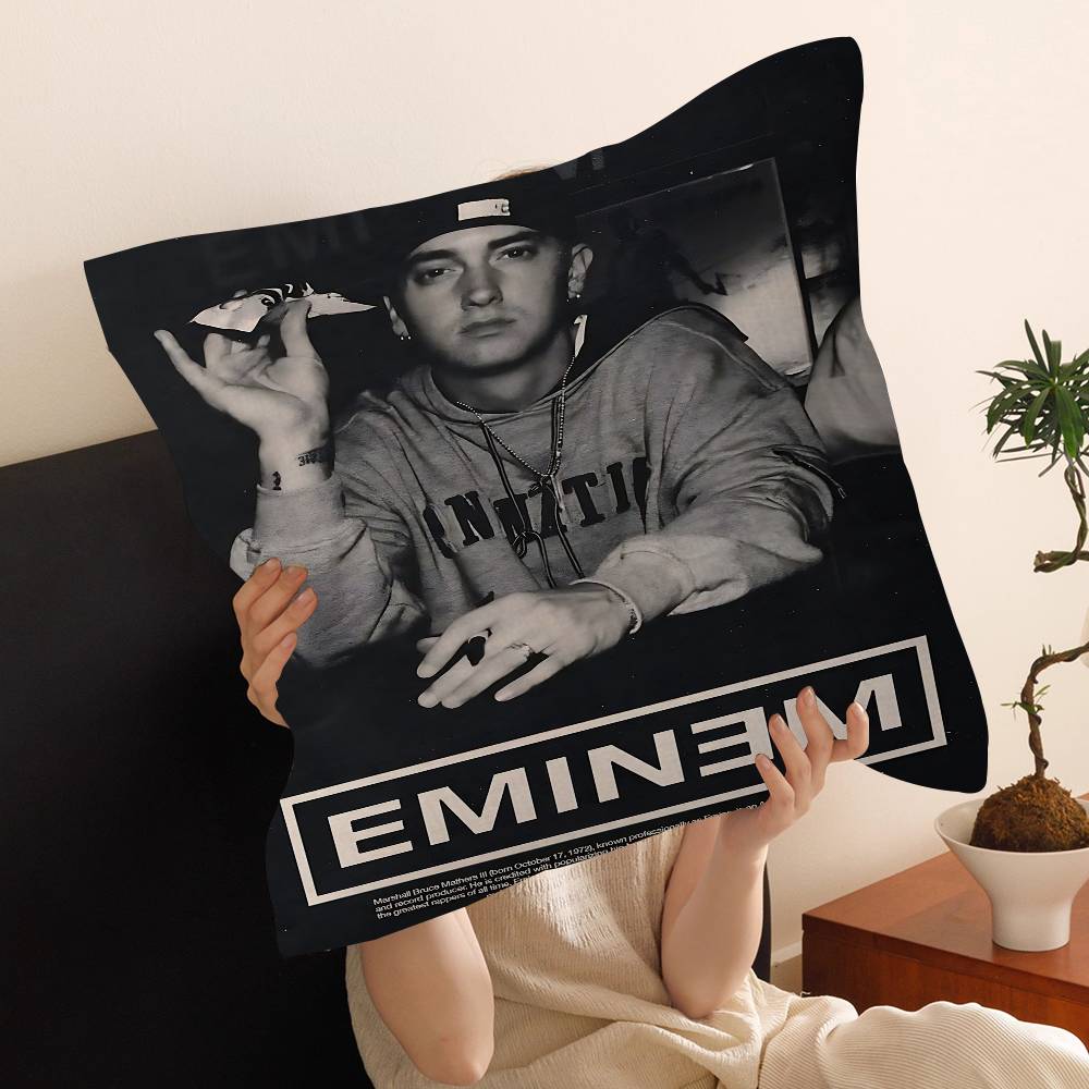 Рэпер Певец E-Eminem Подушка Чехол для Подушки Наволочка Гостиная Диван Домашний Декор Индивидуальный