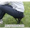 Portable Lightweight Outdoor Folding Chair Sturdy Durable Fishing Stool Picnic Camping Stool Folding Travel Seat for Hiking