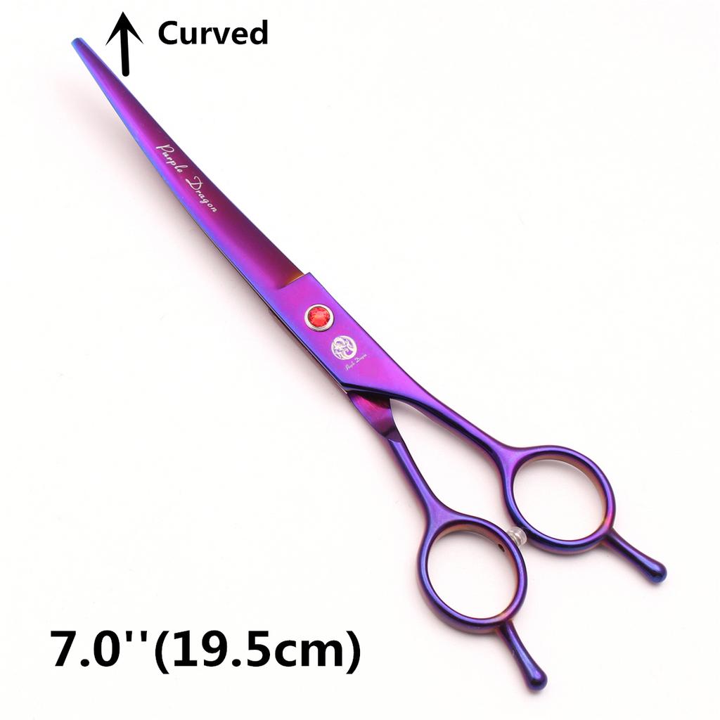 7.0'' 8.0'' ножницы для ухода за домашними животными филировочные ножницы профессиональные изогнутые ножницы для кошек и собак расческа для стрижки волос Z3005