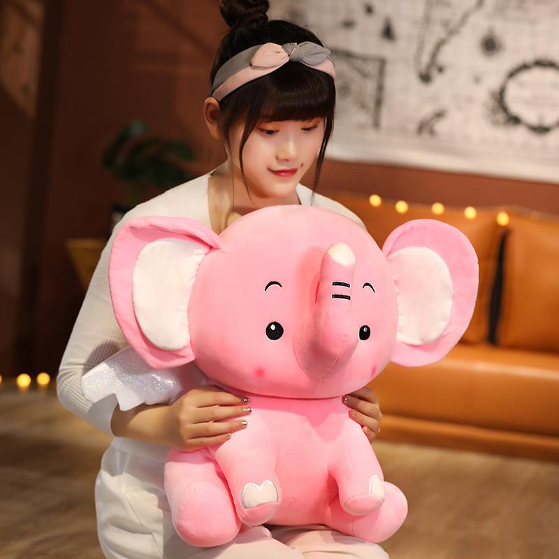 Милый ангел-слон, мягкая игрушка, мультяшный мягкий слон, плюшевая кукла-животное, детская спящая успокаивающая кукла, подарок на день Святого Валентина для девочек