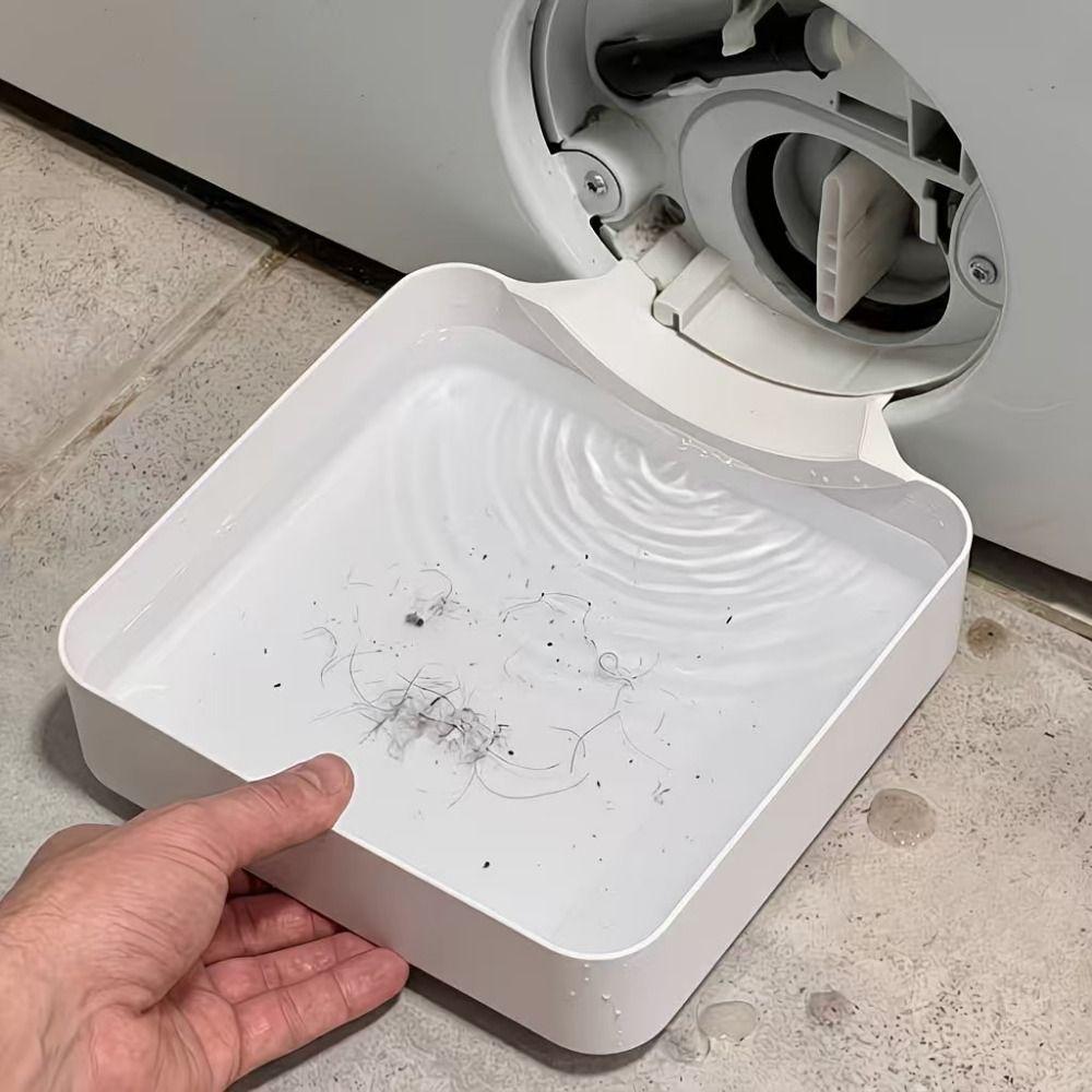 Simple Washing Machine Drain Tray Leak-Proof Drain Pan Washer Drain Guide Tray Household