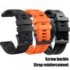 22mm 26mm Silicone Strap For Garmin Fenix 7X 7 Pro Solar/6X 6 Sapphire 5 5X Plus 3 3HR/Epix QuickFit WatchBand 1:1 Band