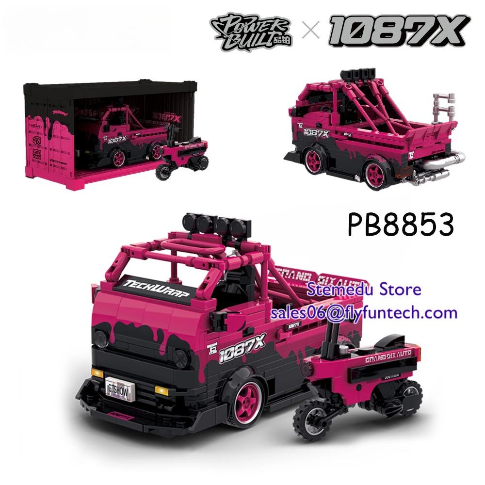 MOC PB8801-8849 Технический Чемпион Скорости Модель Гоночного Автомобиля MX5 Кемпер Контейнер Строительный Блок Кирпич Сборка Игрушки Детский Рождественский Подарок