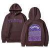 Oversized Streetwear Hoodie Women - Loose Fit Cotton Blend Pullover With Digital Print Casual Urban Style