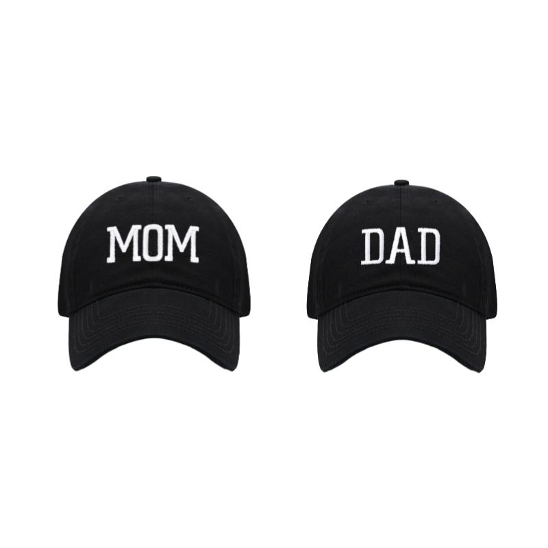 Бейсболка с вышивкой DAD MOM Мужская и женская Ретро Винтажная Модная Кепка для пары Хип-хоп Кепка