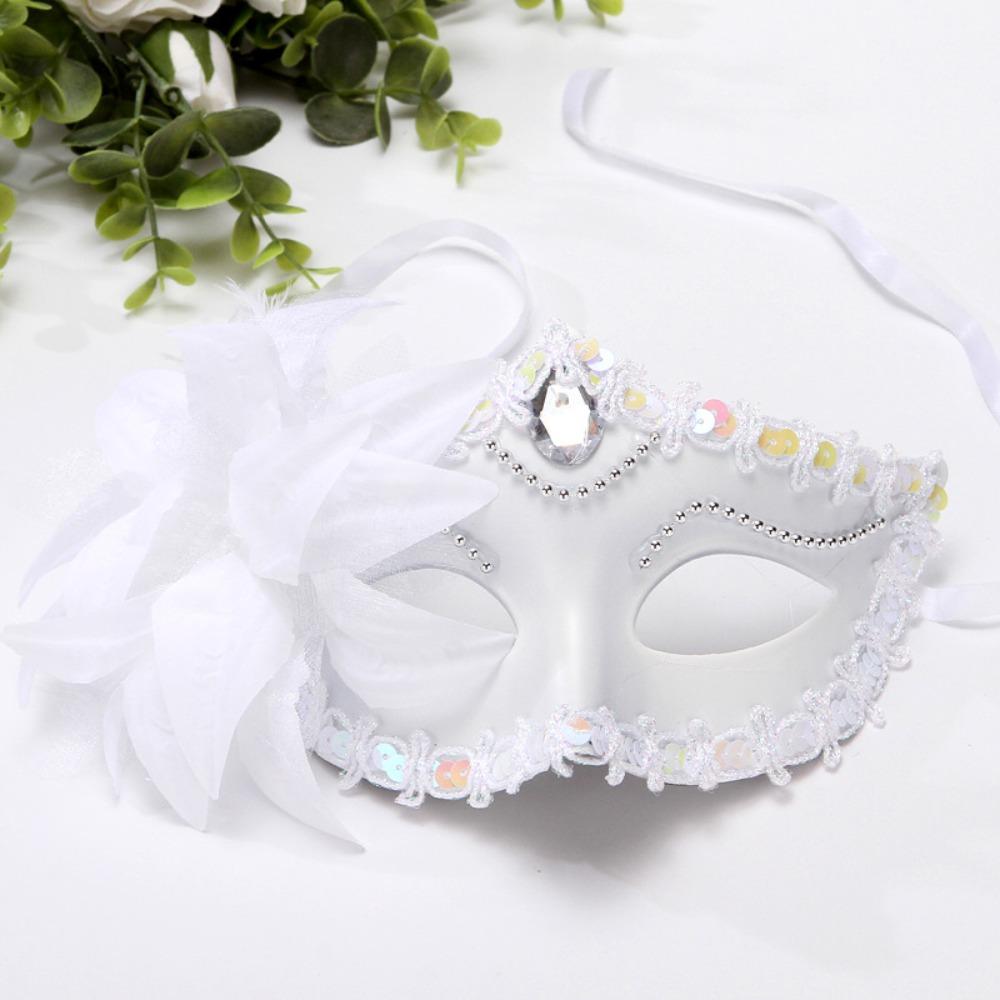Sexy Ladies Big Lily Flower Princess Mask Christmas Halloween Masquerade Mask New Beauty Mask