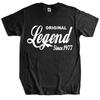 New Fashion T-shirt Cotton Tees Birthday T Shirt Gift Year Present Born Age Made Vintage Mens Funny 1977 44th Cotton T-shirt