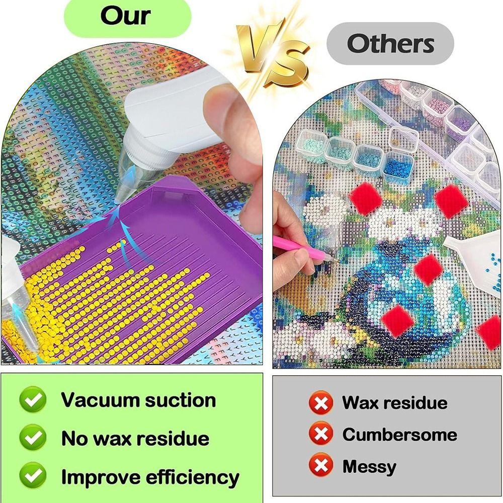 Embroidery Electric Diamond Art Painting Pen ABS Diamond Suction Tool  for Nail Art