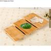 Rectangular Bamboo Dinner Plate Home Use Restaurant Dinner Plate Wooden Pallet Sushi Dish Seasoning Dish Divider Tableware Tray