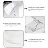 Transparent Protective Face Cover Anti Fog Transparency Goggles New Full Face Mask  Outdoor