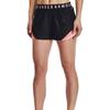 Under Armour Sports Shorts Women's Black Moderate Wide Leg Pants Unisex 1360940-003