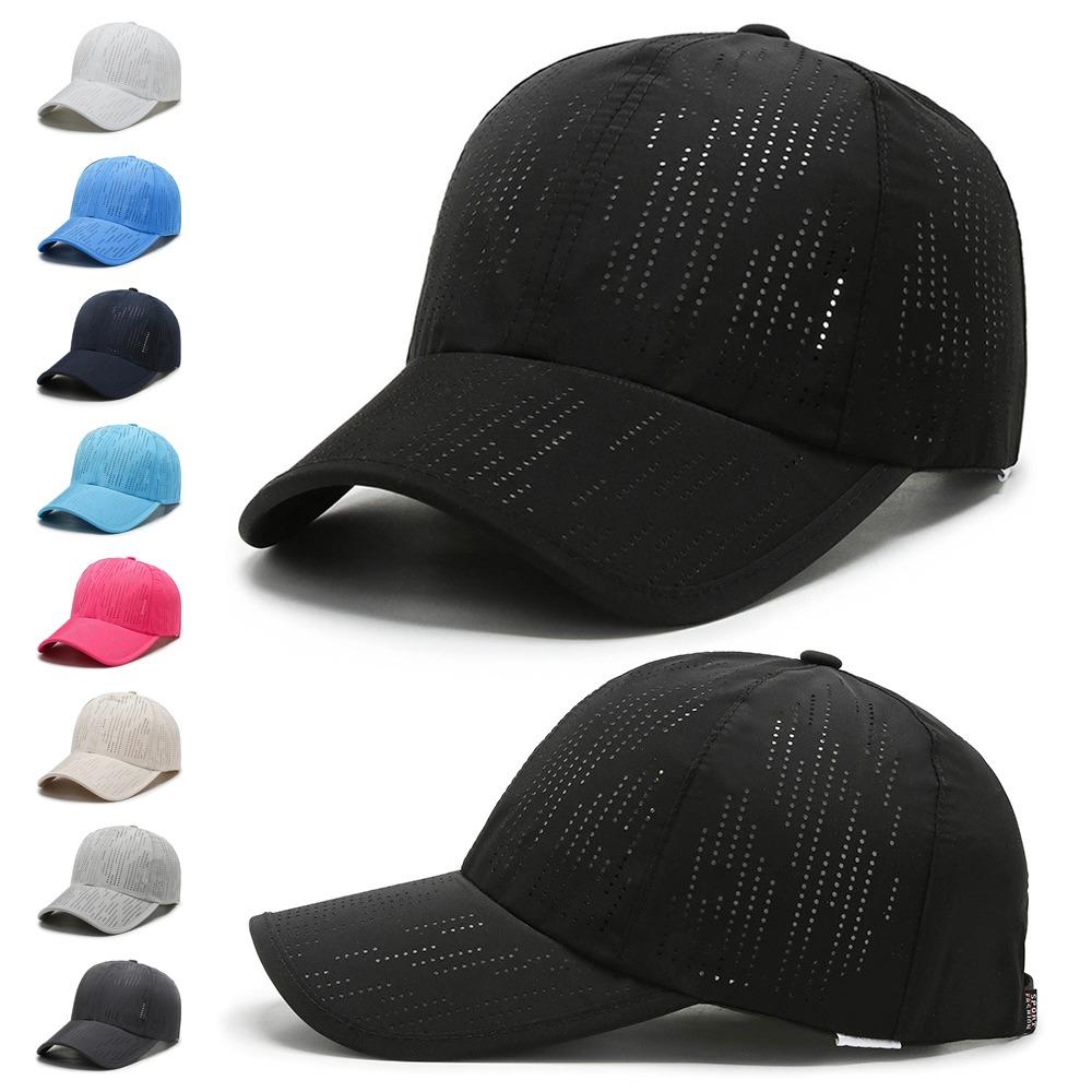 Breathable Mesh Baseball Cap Adjustable Trucker Hat Versatile Quick Drying Cap Unisex