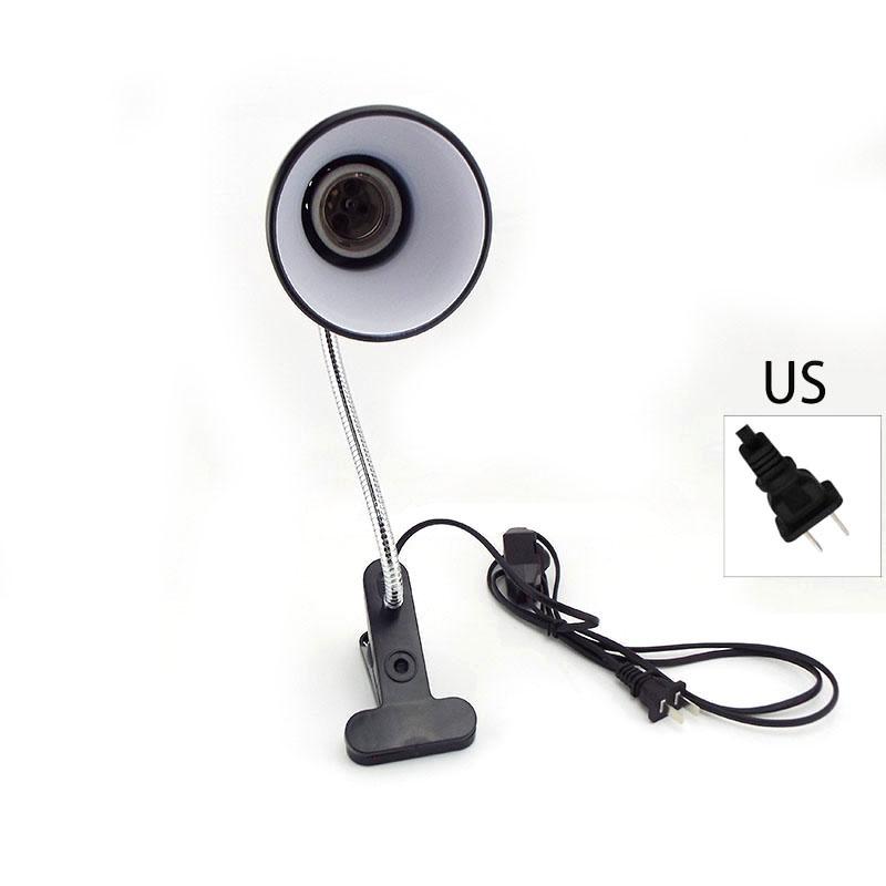 E27 UVA + UVB 220 В для рептилий, нагревательная лампа, держатель для палубы, черепаха, греющаяся лампа, черепаха, зажим для света, термометр, гигрометр, ящерица