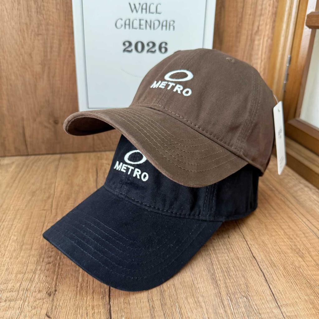 Simple embroidery washed autumn and winter baseball caps men's and women's soft top caps, old shopping and leisure sunscreen caps