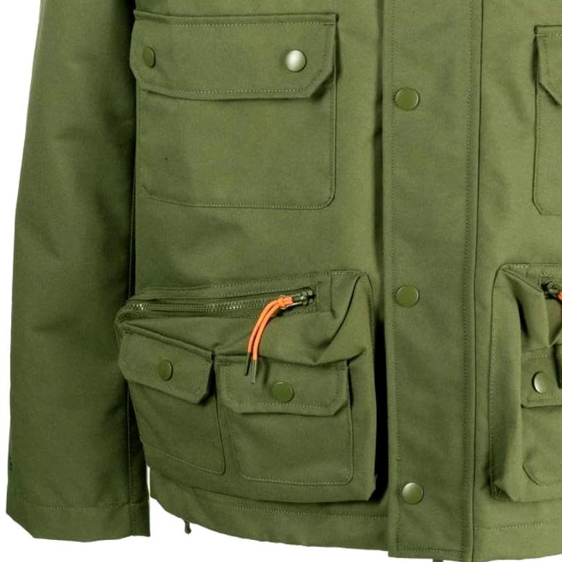 Adidas Originals X Spezial Co-Brand Logo Patch Multi-Pocket Utility Jacket Men Jackets Military-Green HS4162