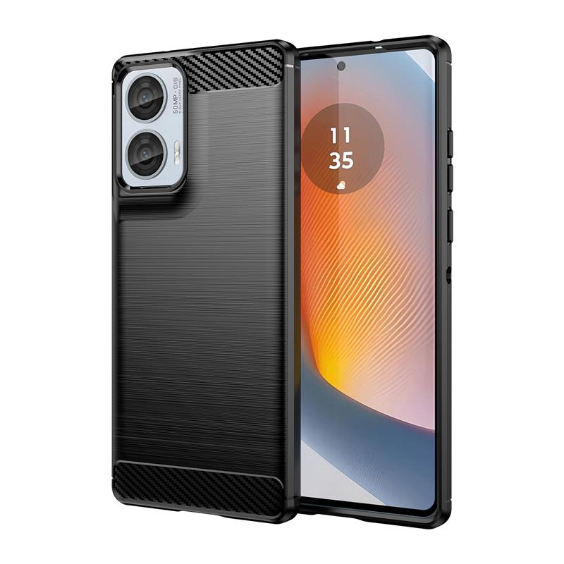 Чехол для Motorola S50 Neo Чехол для Motorola S50 Neo 5G 6,7-дюймовый ударопрочный силиконовый бампер из углеродного волокна для Motorola S50 Neo