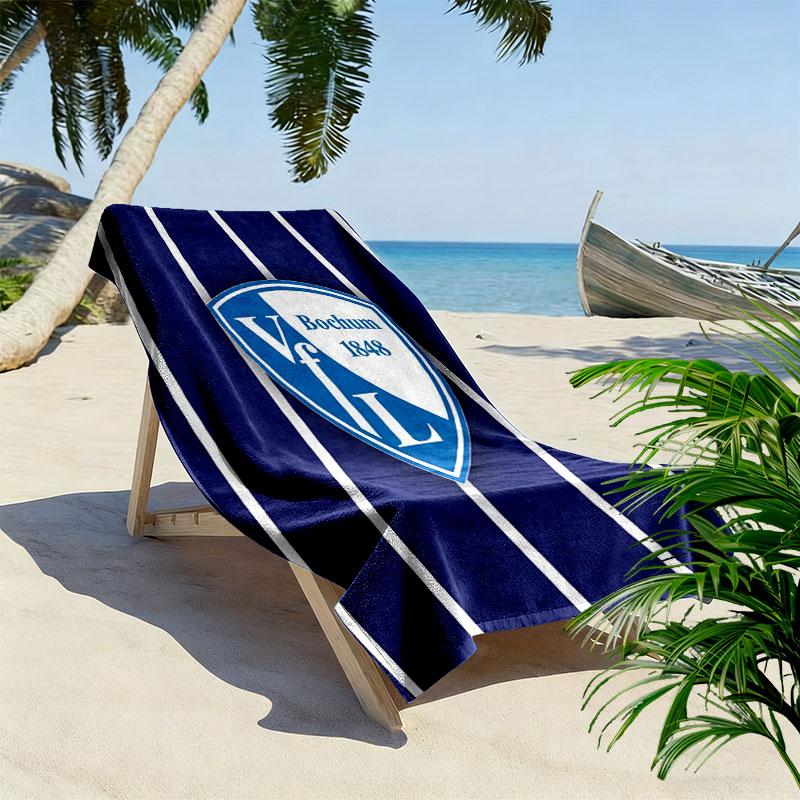 VfL Bochum logo Beach Towel, Large Soft Quick Dry Towel for Beach Camping Swimming