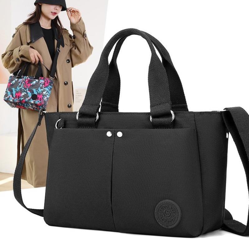 Легкая водонепроницаемая нейлоновая сумка на плечо, большая вместительная сумка, сумки на плечо для работы, школы и путешествий, сумки на плечо