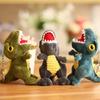 Cute Cartoon Little Dinosaur Pendant Plush Doll Rag Doll Tyrannosaurus Rex Doll Keychain Bag Hanging Decoration