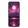 Phone Case For Oneplus 13R 13 12 10T 11 R10 Nord N100 N200 N10 9 9R CE 2 3 Z Pro Lite 5G Soft TPU Cover Pink Sunset Mountain Bag