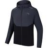Running Series UV Protection Hooded Zip-Up Sports Long Sleeve Windbreaker Men Outerwear Dark-Gray Basic-Black 152435601-4