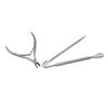 3 Pcs Nail Art Spoon Pusher Nipper Cuticle Manicure Stainless Steel Tools Set
